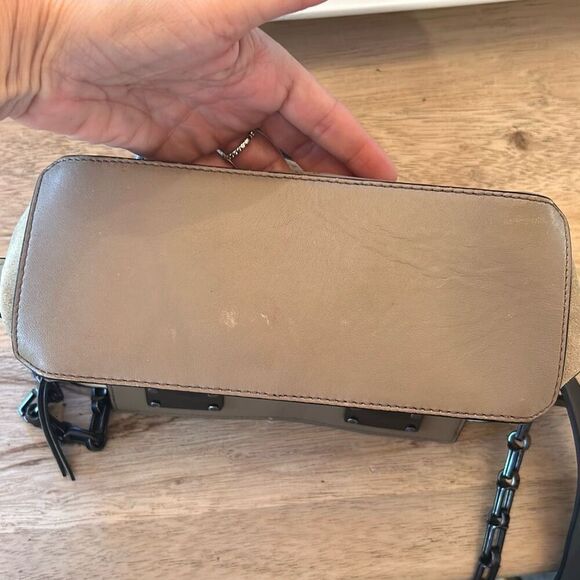 Rag & Bone tan and black chain handbag - Picture 10 of 10
